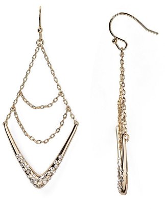 Alexis Bittar Miss Havisham Draped Chain Wire Earrings