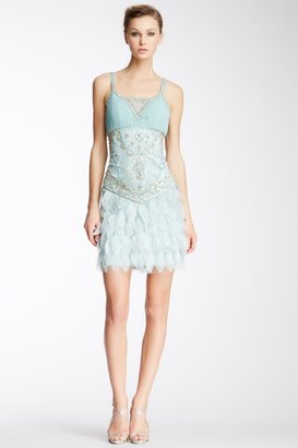 Sue Wong Nocturne Beaded Bodice Dress
