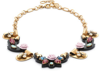 J.Crew Opulent rose necklace