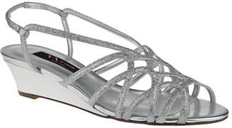 Nina Fabiana Glitter Wedge Sandals
