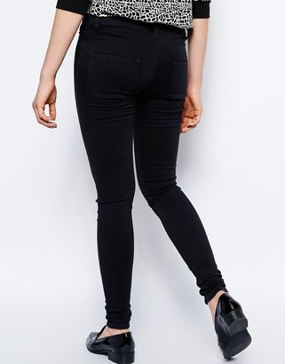 Just Female Skinny Jeans In Black Power
