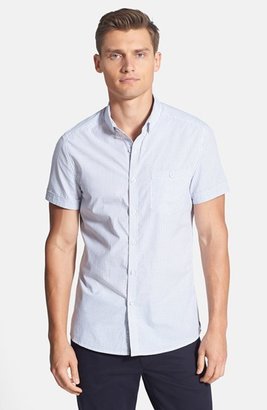 Kenneth Cole Reaction Kenneth Cole New York Regular Fit Short Sleeve Check Sport Shirt
