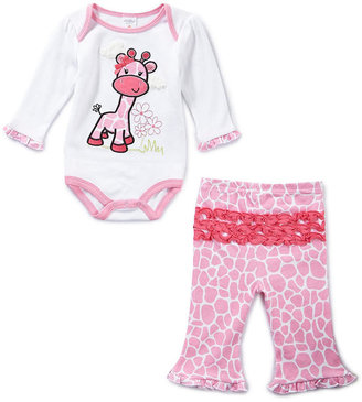 Starting Out Newborn-9 Months Pink Giraffe 4-Piece Set