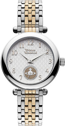 Vivienne Westwood VV051SLTT Two-Tone Stainless Steel Watch, Women's, Silver