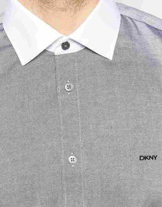 DKNY Slim Fit Contrast Shirt