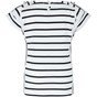 Chloé Navy and White Striped Tee