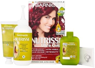Garnier Nutrisse Permanent Hair Colour - Fiery Red 6.60