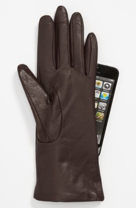 Nordstrom Women's Fownes Brothers 'Basic Tech' Cashmere Lined Leather Gloves