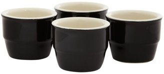 Linea Maison egg cups set of 4, black