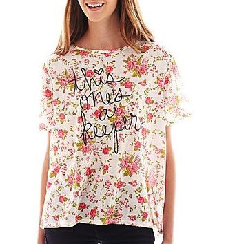 Jerry Leigh Floral Tee