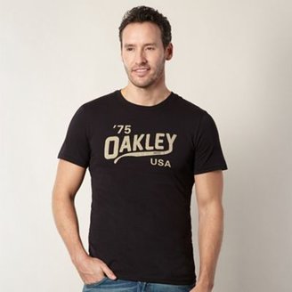 Oakley Black heritage logo print t-shirt