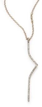 Paige Novick PHYNE by Elisabeth Diamond & 14K Yellow Gold Curved Bar Necklace