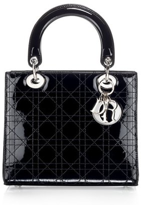 Christian Dior Lady Patent Cannage Bag
