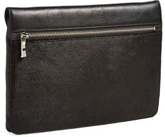 Halogen 'Grab & Go' Leather Clutch