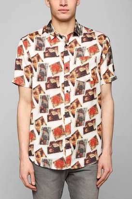 Urban Outfitters Devil's Harvest Devils Harvest Pin-Up Icon Button-Down Shirt
