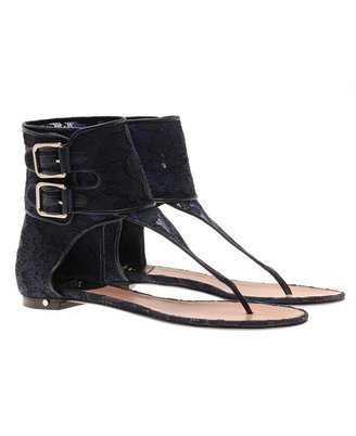 Laurence Dacade ‘Rize’ Buckled Lace Sandals