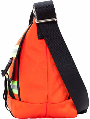 Manhattan Portage Pro Bike Messenger Bag With Stripes (Medium)