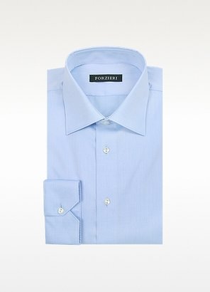 Forzieri Light Blue Non-Iron Cotton Dress Shirt