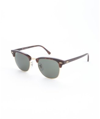 Ray-Ban brown havana acrylic 'Clubmaster' 51mm sunglasses