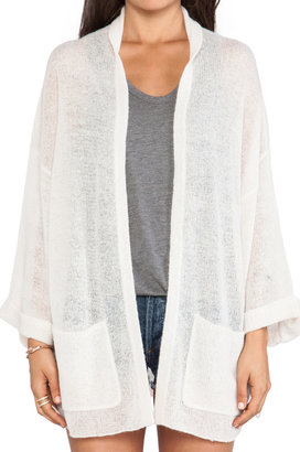 Wildfox Couture Slouch Nude Beach Cardigan