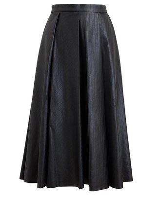 J.W.Anderson Eco Leather Pleated Skirt