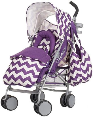 Obaby Metis Plus Stroller Bundle - Zigzag Purple