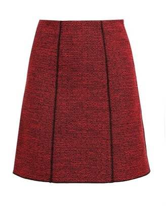Proenza Schouler Panelled Melange Tweed Miniskirt