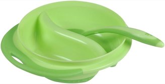 The First Years Meal Mates Infant Section Bowl w/ Spoon - Green