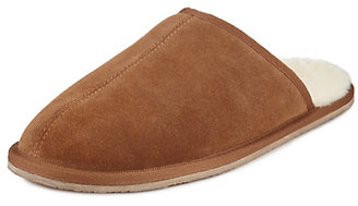 M&s Collection Shearling Mule Slippers with ThinsulateTM