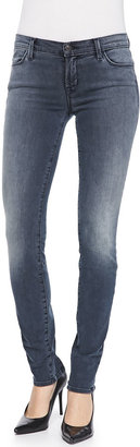 J Brand Jeans Kamila Crush Zip-Back Skinny Jeans
