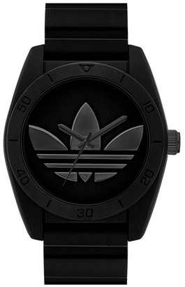adidas 'Santiago' Silicone Strap Watch, 42mm