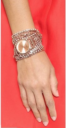 Swarovski Sara Designs Crystal Wrap Watch