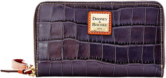 Dooney & Bourke Croco Zip Around Phone Wristlet