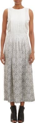 Band Of Outsiders Ombré Leopard-Print Sleeveless Dress