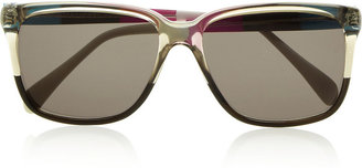 Sheriff&Cherry Pentacolour D-frame acetate sunglasses