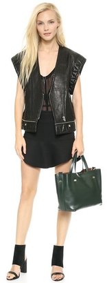 IRO Jacy Quilted Leather Vest
