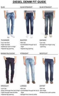 Diesel R) Waykee Straight Leg Jeans