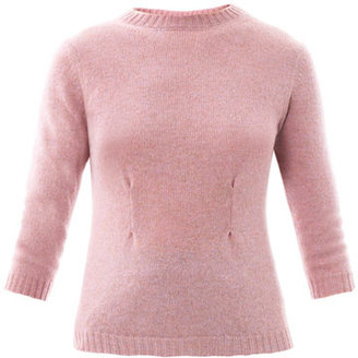 Nina Ricci Silk panel wool sweater