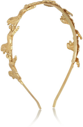 Eugenia Kim Poodle gold-tone headband