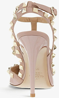 Valentino Women's Nude Rockstud Patent Leather Heels, Size: EUR 35 / 2 UK WOMEN