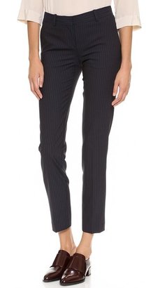 Theory Pinstripe Suit Louise Pants