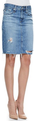 AG Adriano Goldschmied Erin 16-Years Ascension Denim Skirt