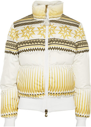 Pyrenex + Alexandre Vauthier printed shell down coat