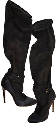 Gianvito Rossi Black Cloth Boots