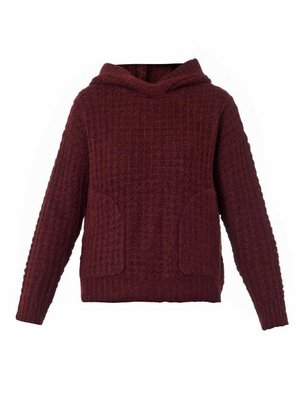 Elizabeth and James Thermal hooded sweater