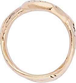 Aurélie Bidermann Gold Plated Mamba Ring
