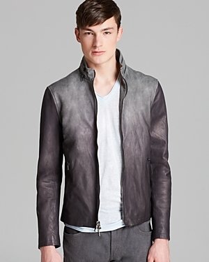 John Varvatos Ombre Leather Jacket