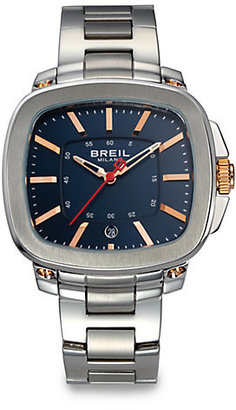 Breil Milano Three-Hand Stainless Steel Watch