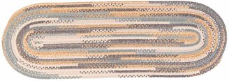 Colonial Mills Perfect Print Braided Reversible Rug Runner - 2' x 8' Oval