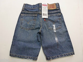 Levi's Levis 549 Relaxed Straight Shorts Knockdown Denims Boys 2T 3T 4T NWT